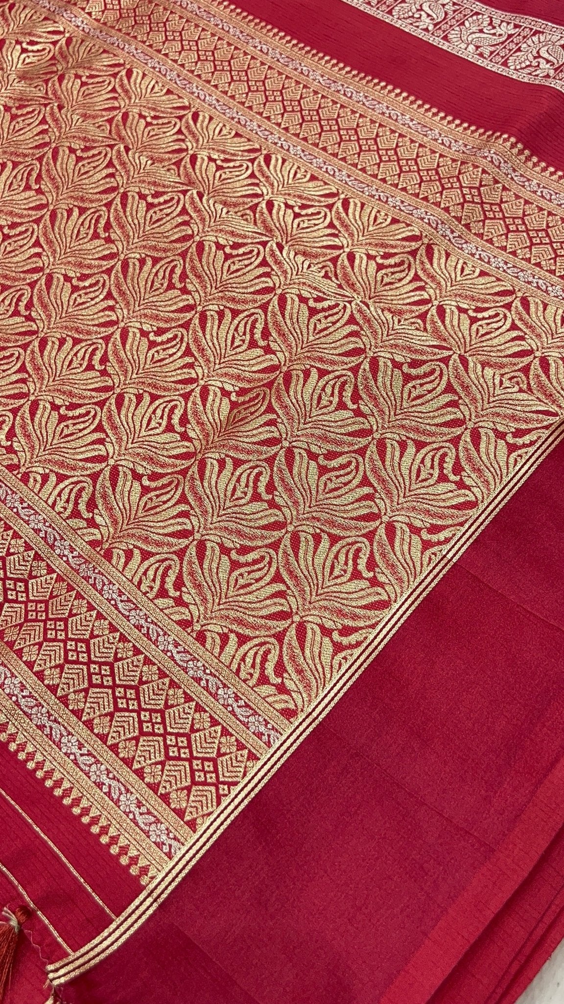 Premium Tassar Silk Saree - Kanjeevaram Silk Mandir