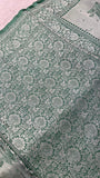 Premium Tissue Crepe Silk Saree - Kanjeevaram Silk Mandir