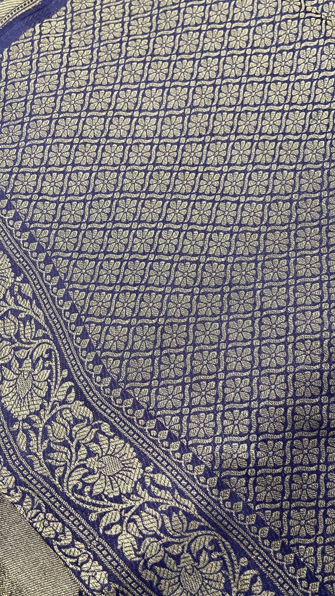 Premium Tissue Crepe Silk Saree - Kanjeevaram Silk Mandir