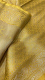 Premium Tissue Crepe Silk Saree💛 - Kanjeevaram Silk Mandir