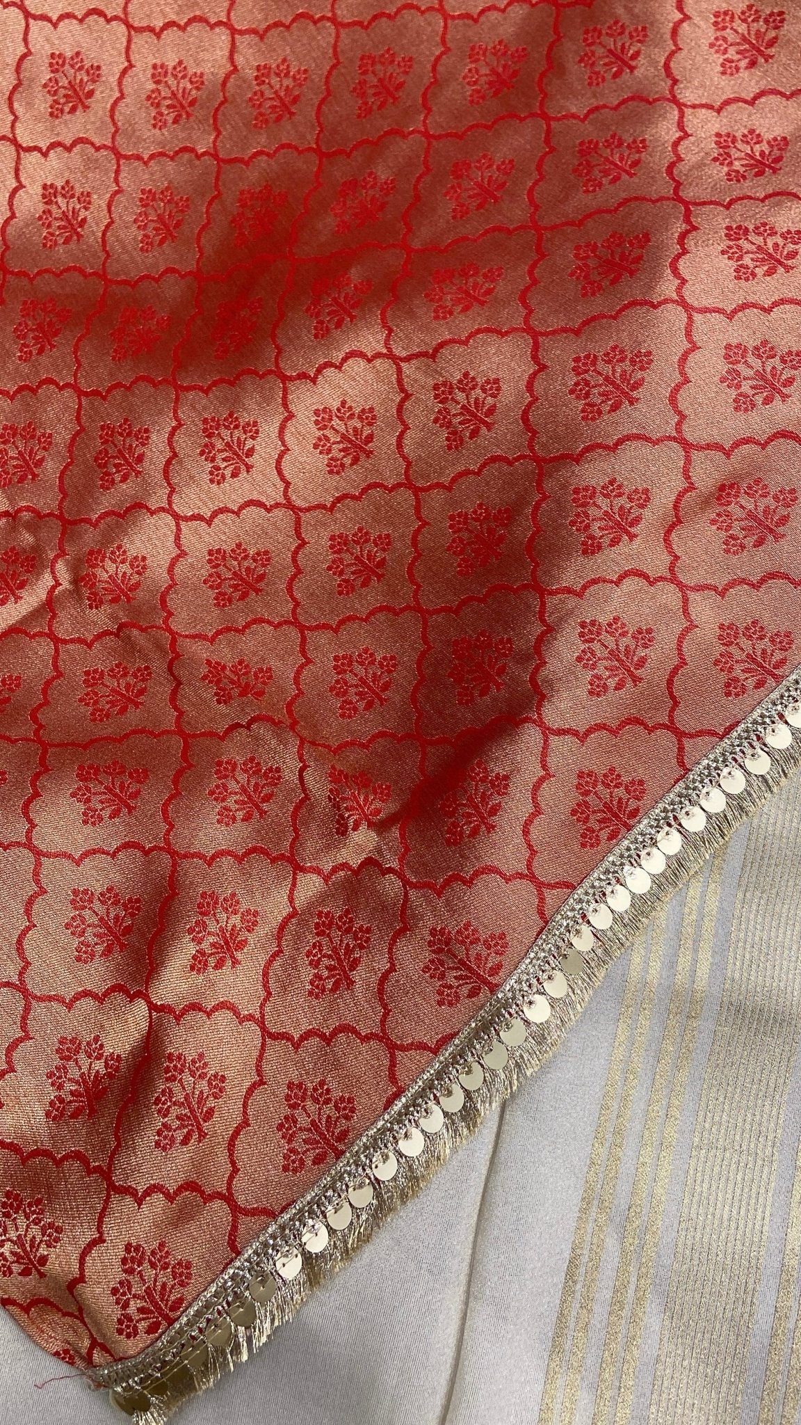 Premium Tissue Organza Saree - Kanjeevaram Silk Mandir