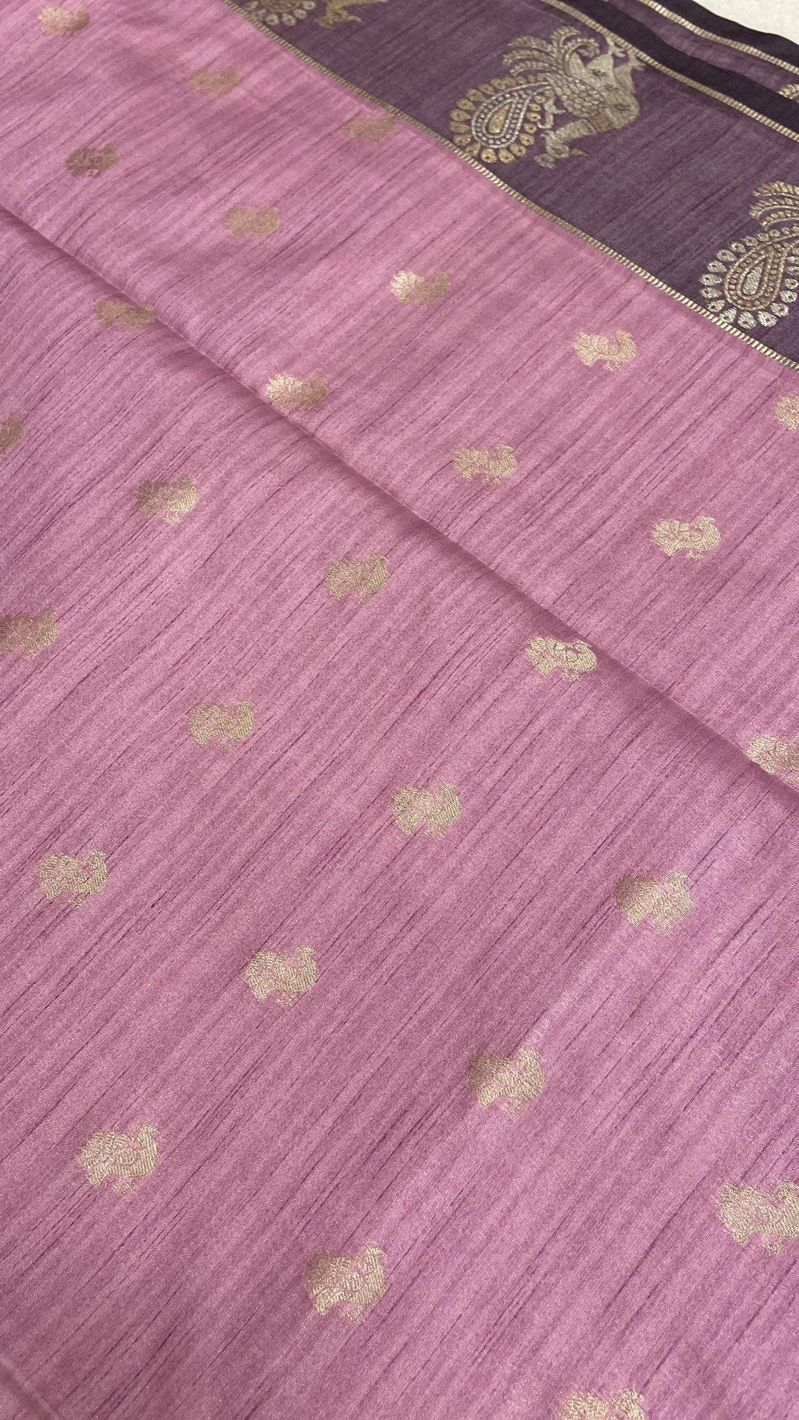 Premium Tusser Silk Saree🌸 - Kanjeevaram Silk Mandir