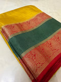 Premium viscose 3d design crepe silk saree - Kanjeevaram Silk Mandir