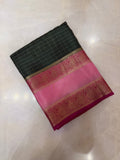 Premium viscose 3d design crepe silk saree 💚 - Kanjeevaram Silk Mandir