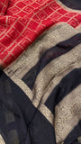Premium viscose chinnon saree - Kanjeevaram Silk Mandir