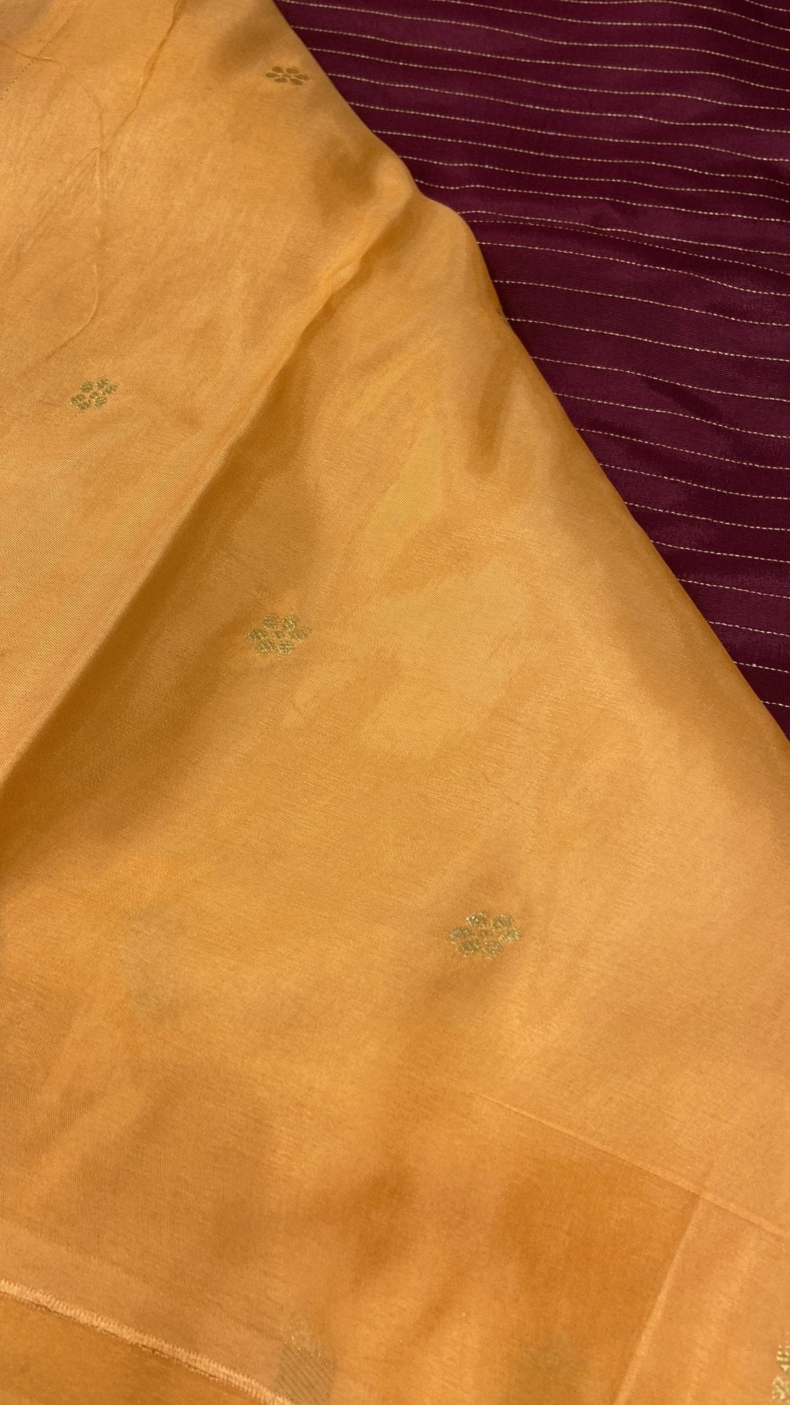 Premium Viscose Crepe Saree - Kanjeevaram Silk Mandir