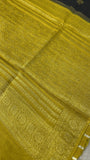 Premium Viscose Crepe Saree🖤✨ - Kanjeevaram Silk Mandir