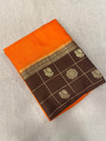 Premium Viscose Crepe Saree - Kanjeevaram Silk Mandir
