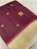 Premium Viscose Crepe Saree✨ - Kanjeevaram Silk Mandir