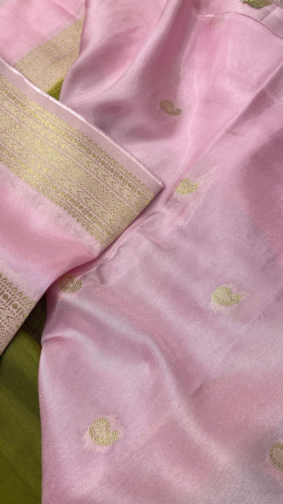 Premium Viscose Crepe Saree - Kanjeevaram Silk Mandir