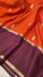 Premium viscose crepe saree - Kanjeevaram Silk Mandir