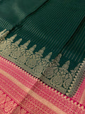 Premium Viscose Crepe Saree - Kanjeevaram Silk Mandir