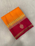 Premium Viscose Crepe Saree - Kanjeevaram Silk Mandir
