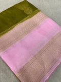 Premium Viscose Crepe Saree - Kanjeevaram Silk Mandir