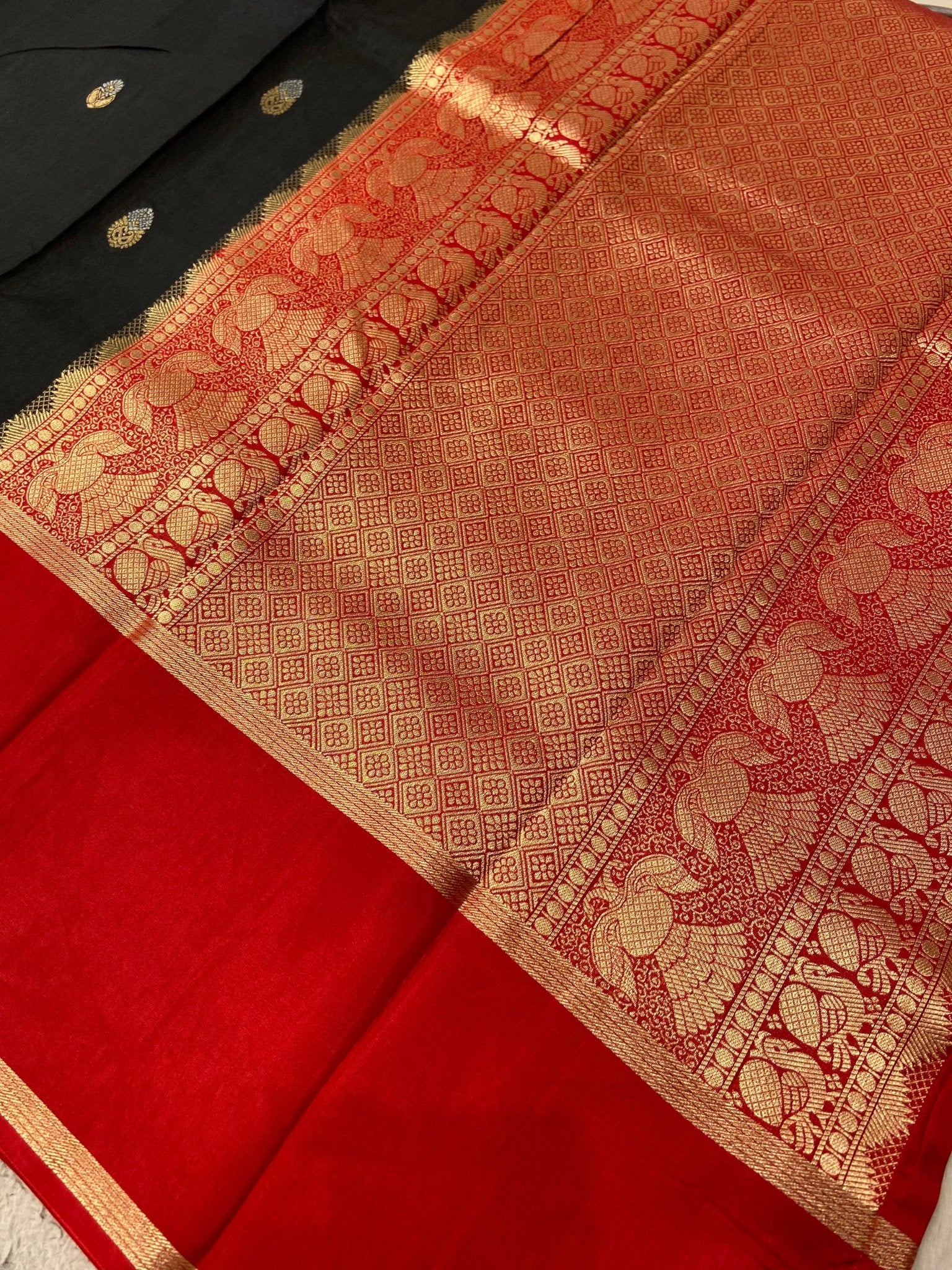 Premium viscose crepe saree - Kanjeevaram Silk Mandir