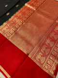Premium viscose crepe saree - Kanjeevaram Silk Mandir