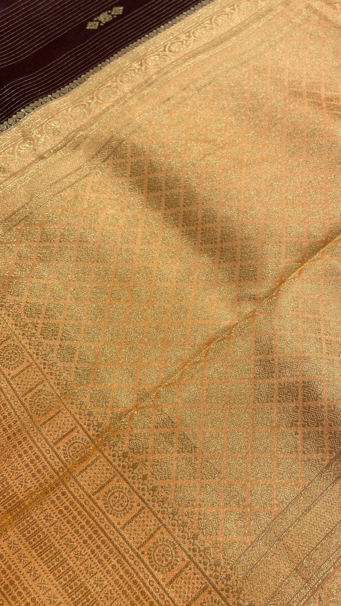 Premium Viscose Crepe Saree - Kanjeevaram Silk Mandir