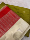 Premium Viscose Crepe Saree - Kanjeevaram Silk Mandir