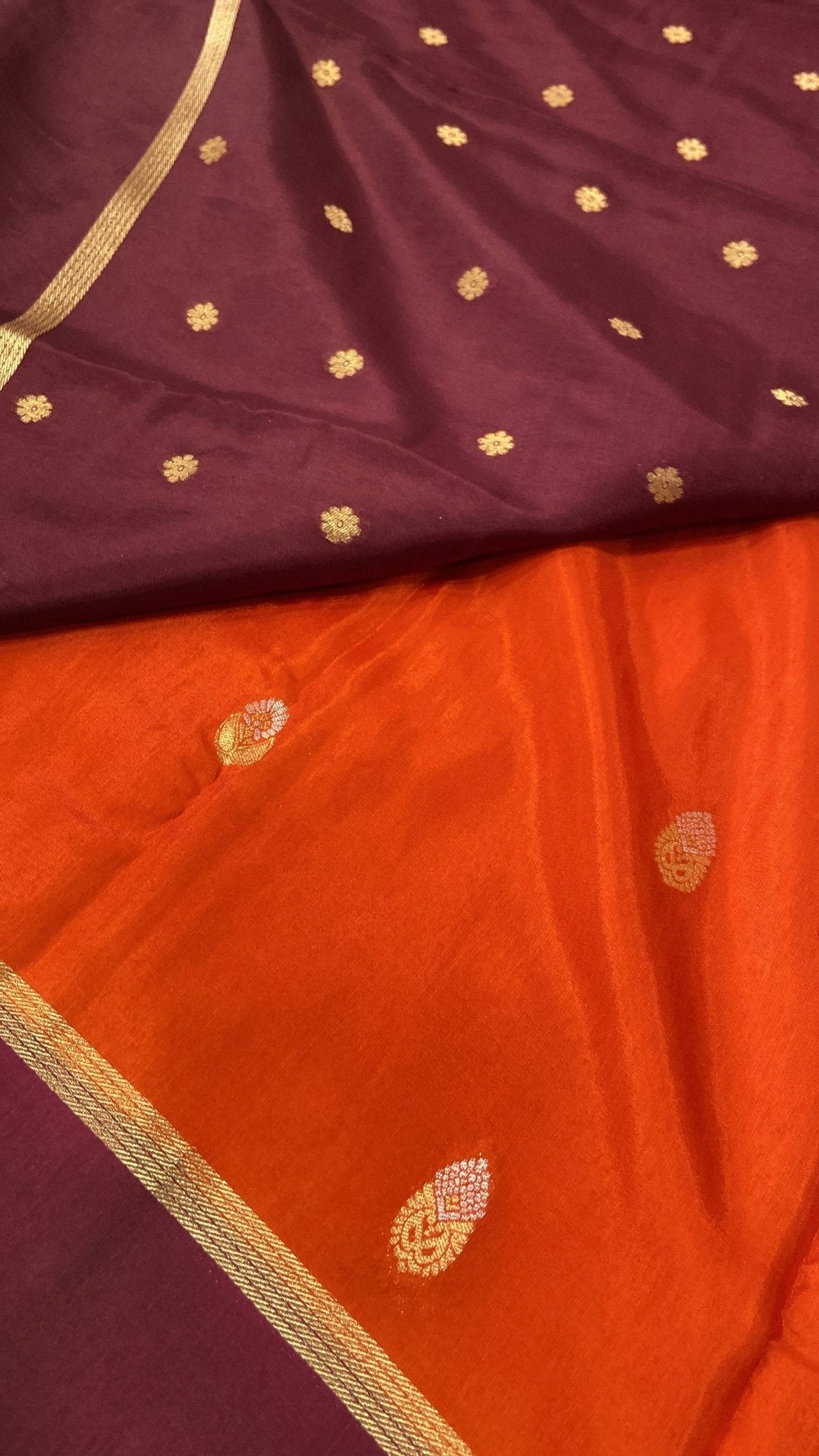 Premium viscose crepe saree - Kanjeevaram Silk Mandir
