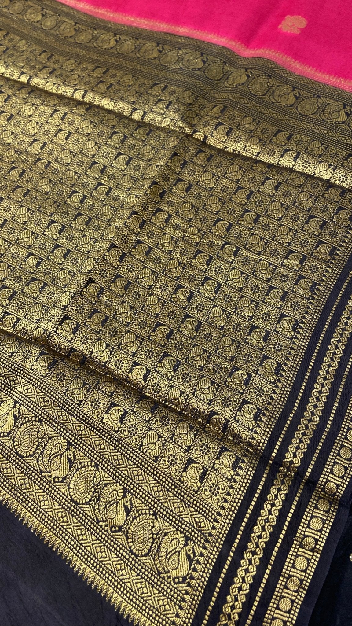 Premium Viscose Crepe Saree 💓 - Kanjeevaram Silk Mandir