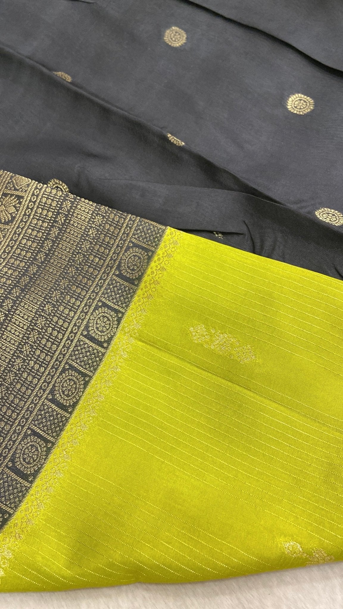 Premium Viscose Crepe Saree - Kanjeevaram Silk Mandir