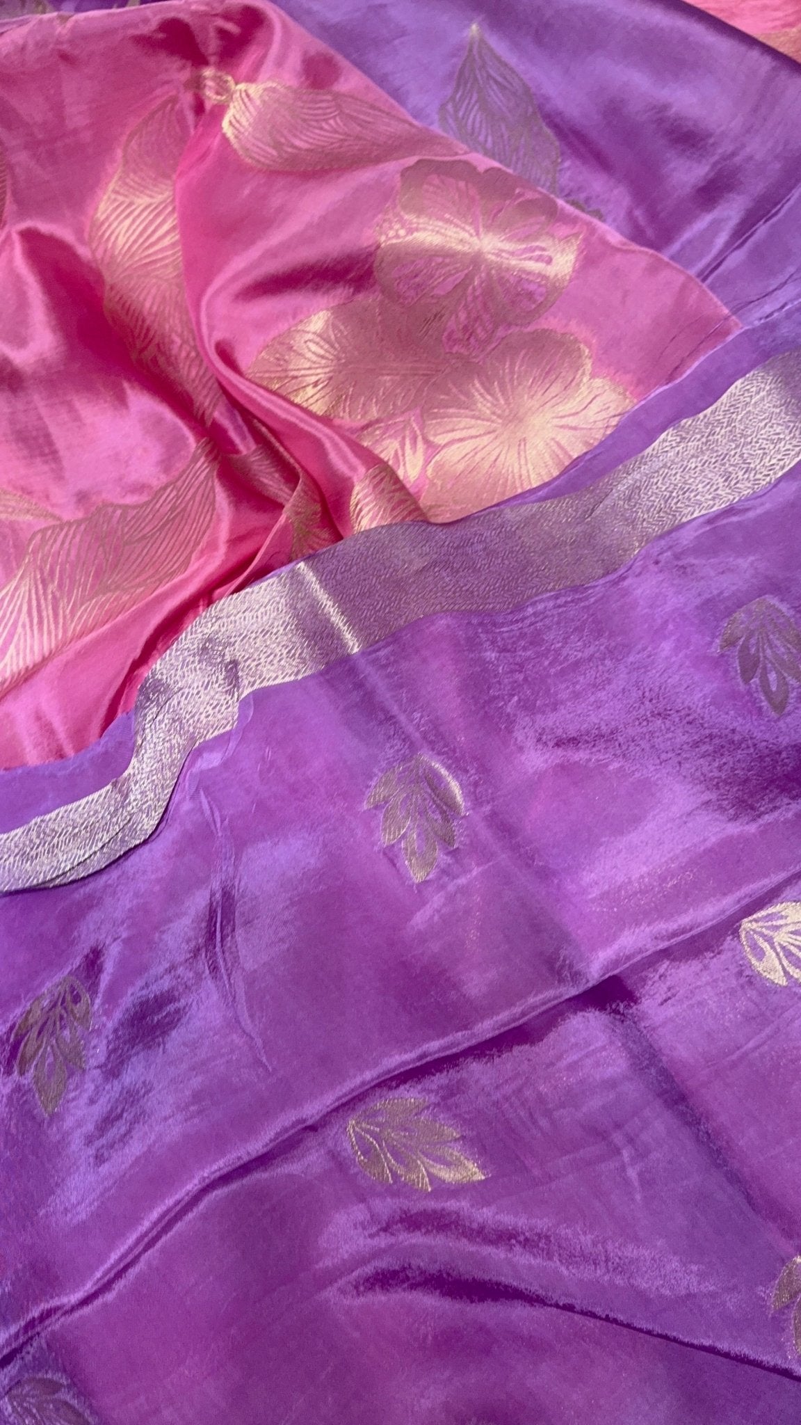 Premium Viscose Crepe silk saree - Kanjeevaram Silk Mandir