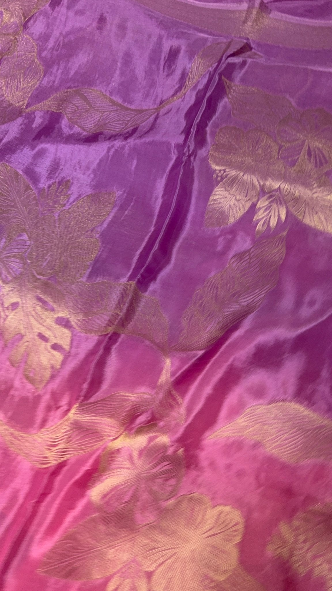Premium Viscose Crepe silk saree - Kanjeevaram Silk Mandir
