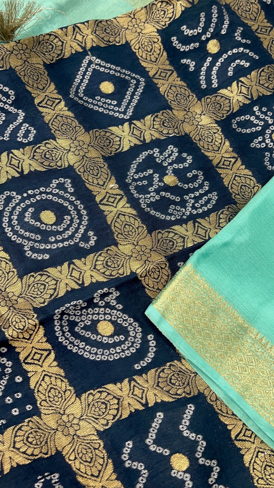 Premium viscose crepe silk saree with ghatchola blouse - Kanjeevaram Silk Mandir