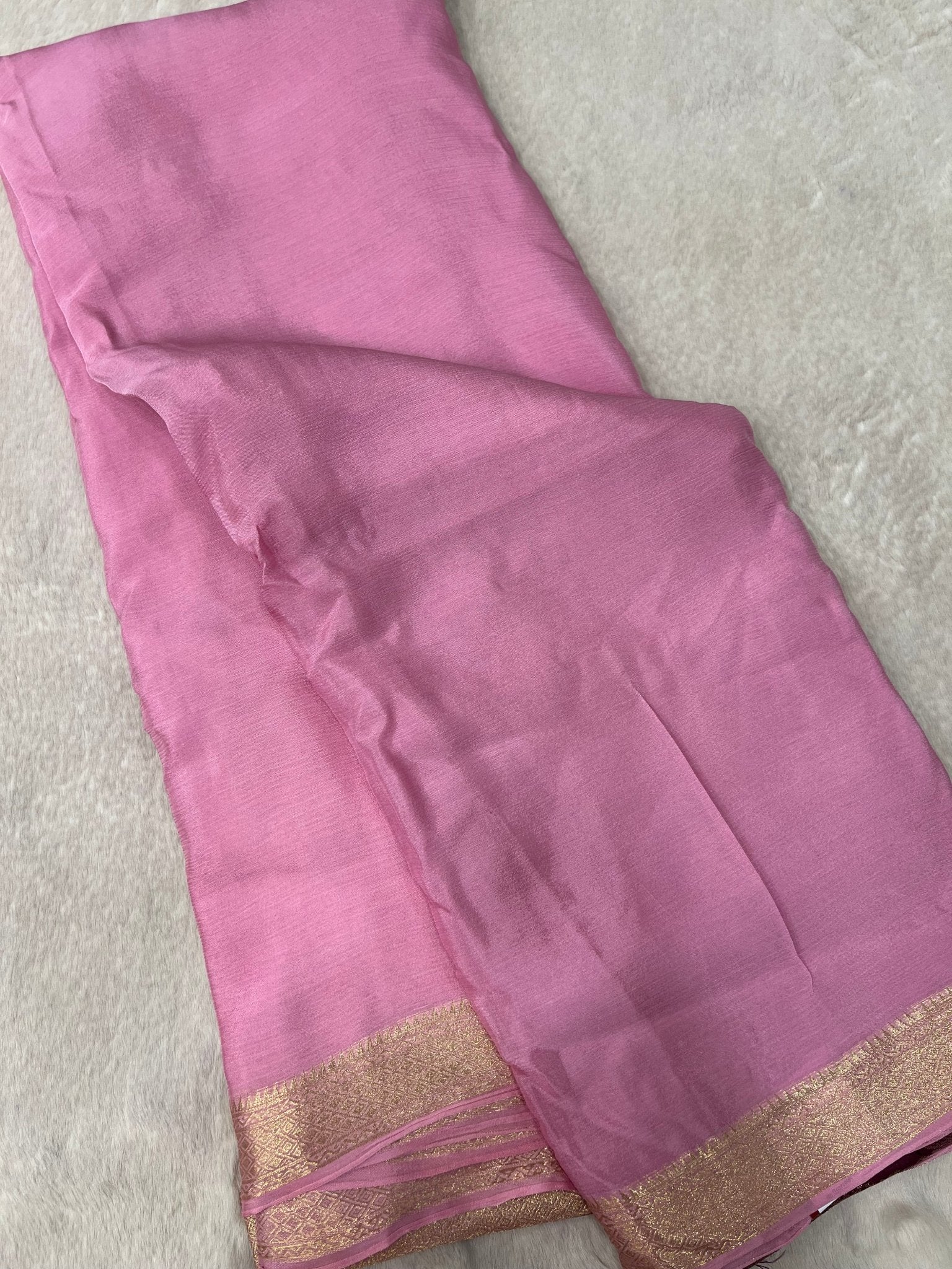 Premium viscose crepe silk saree with ghatchola blouse - Kanjeevaram Silk Mandir