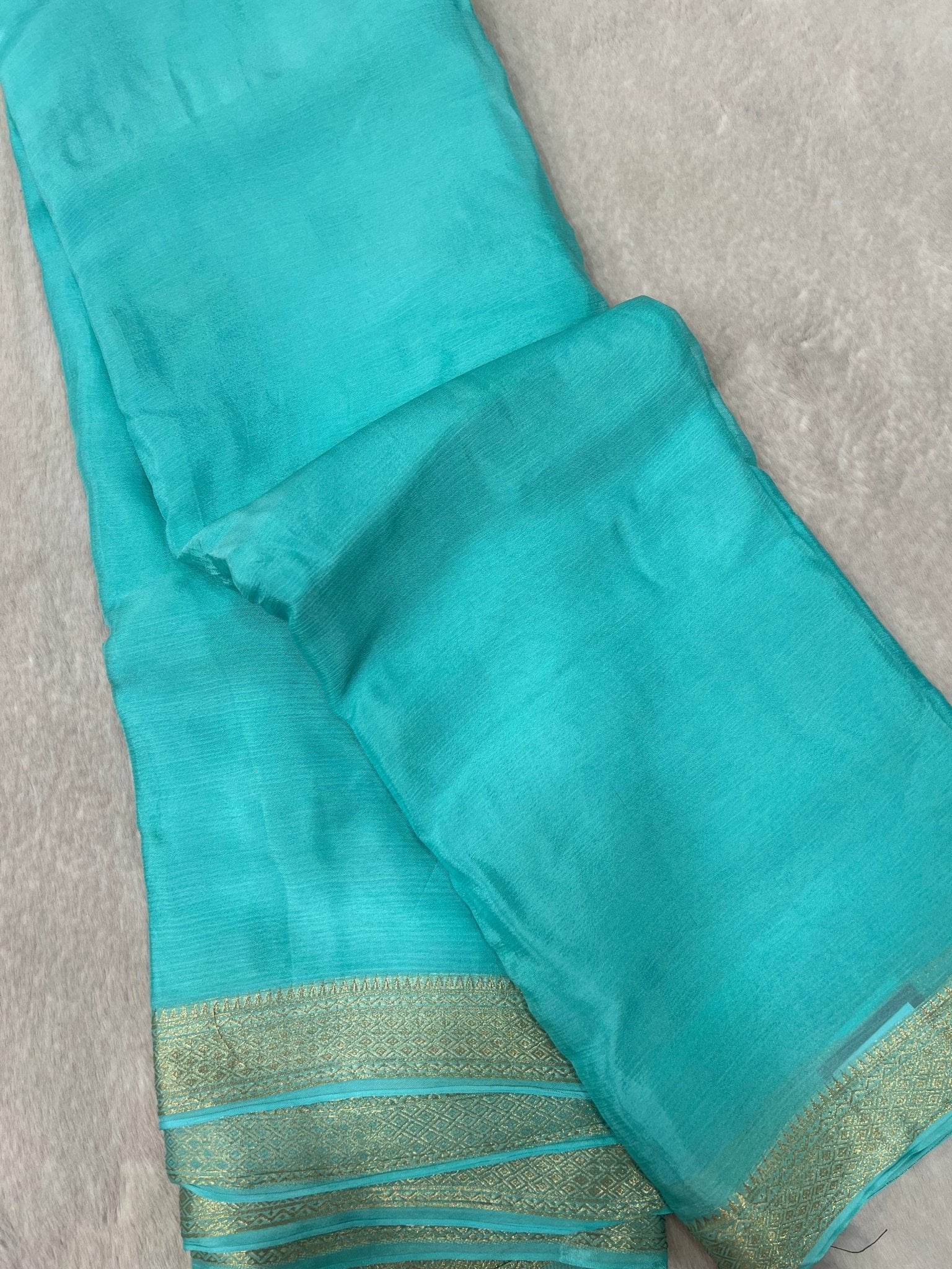 Premium viscose crepe silk saree with ghatchola blouse - Kanjeevaram Silk Mandir