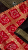 Premium viscose crepe silk saree with ghatchola blouse🖤 - Kanjeevaram Silk Mandir