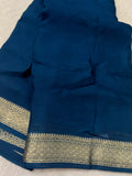 Premium viscose crepe silk saree with ghatchola blouse - Kanjeevaram Silk Mandir