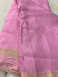 Premium viscose crepe silk saree with ghatchola blouse - Kanjeevaram Silk Mandir
