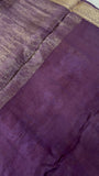 Premium viscose crepe silk saree with ghatchola blouse💜 - Kanjeevaram Silk Mandir