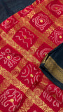 Premium viscose crepe silk saree with ghatchola blouse - Kanjeevaram Silk Mandir