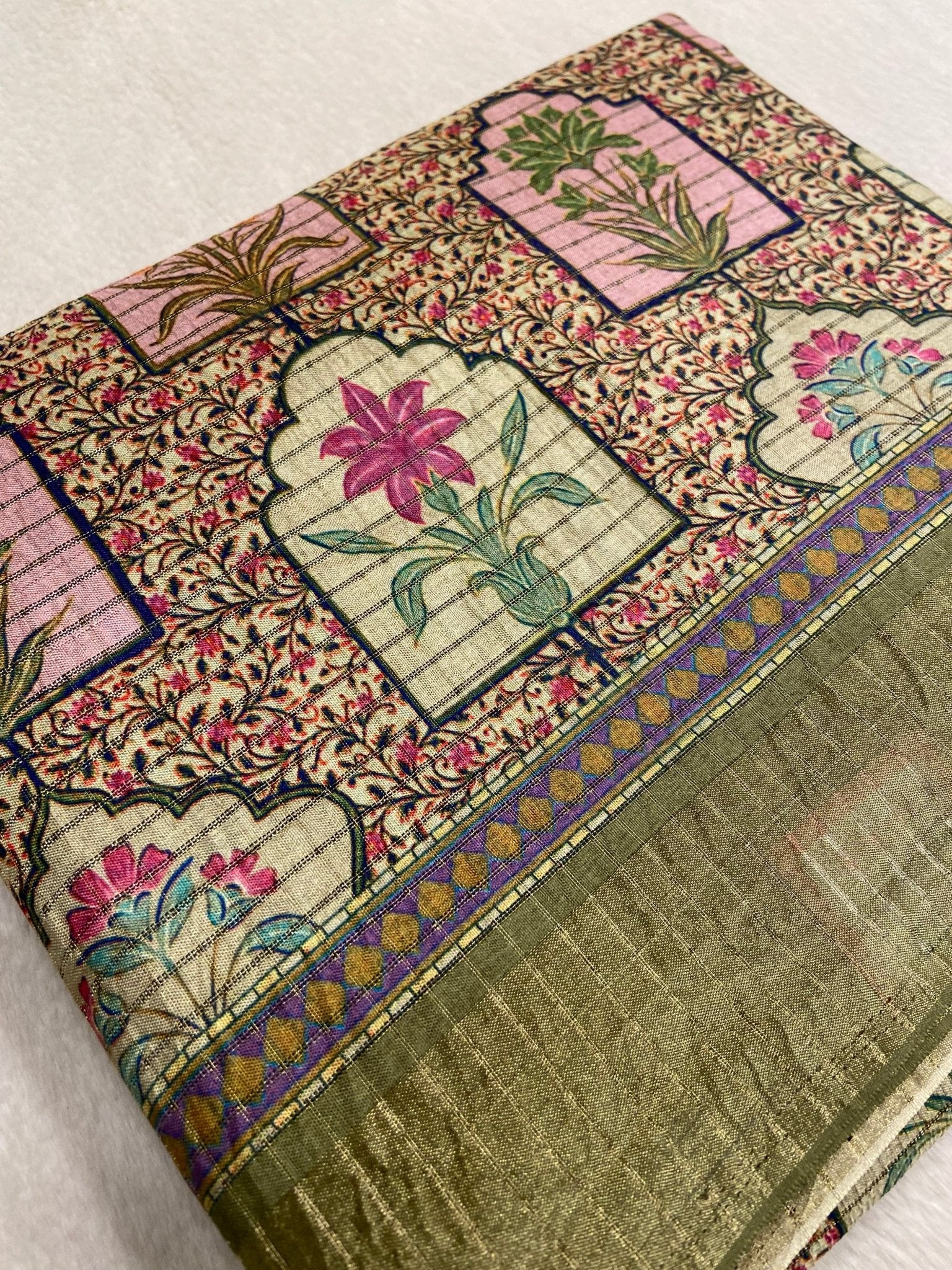 Premium Viscose Silk Saree - Kanjeevaram Silk Mandir