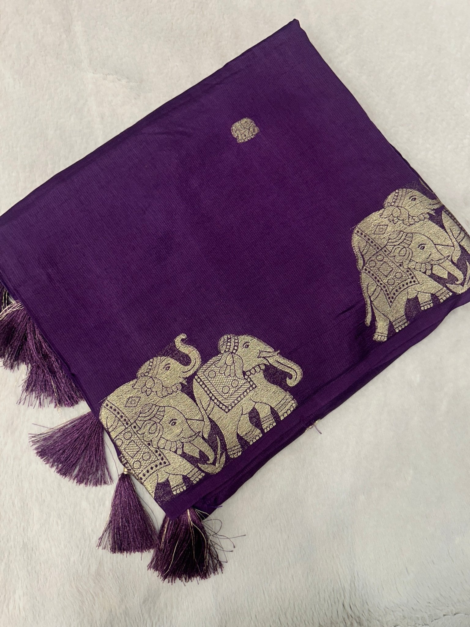 Premium Viscose Silk Saree - Kanjeevaram Silk Mandir