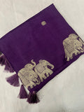 Premium Viscose Silk Saree - Kanjeevaram Silk Mandir