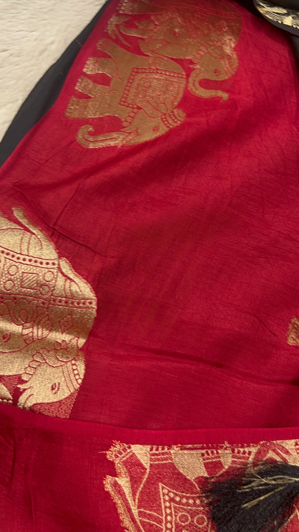 Premium Viscose Silk Saree - Kanjeevaram Silk Mandir