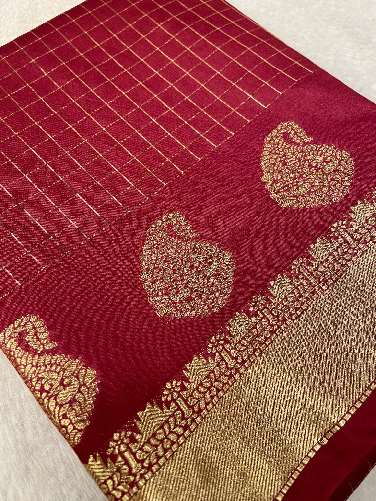 Premium Viscose Silk Saree - Kanjeevaram Silk Mandir