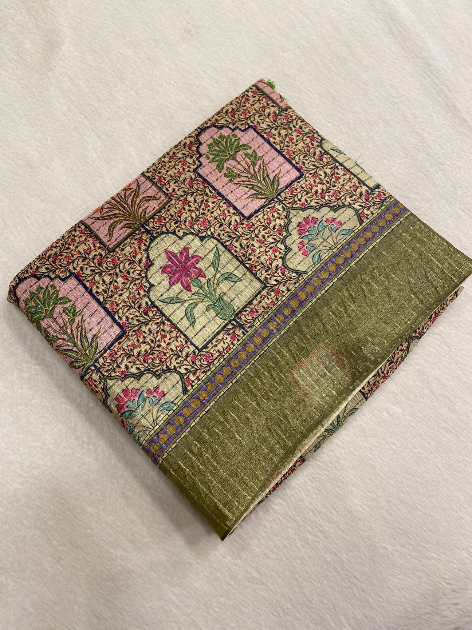 Premium Viscose Silk Saree - Kanjeevaram Silk Mandir