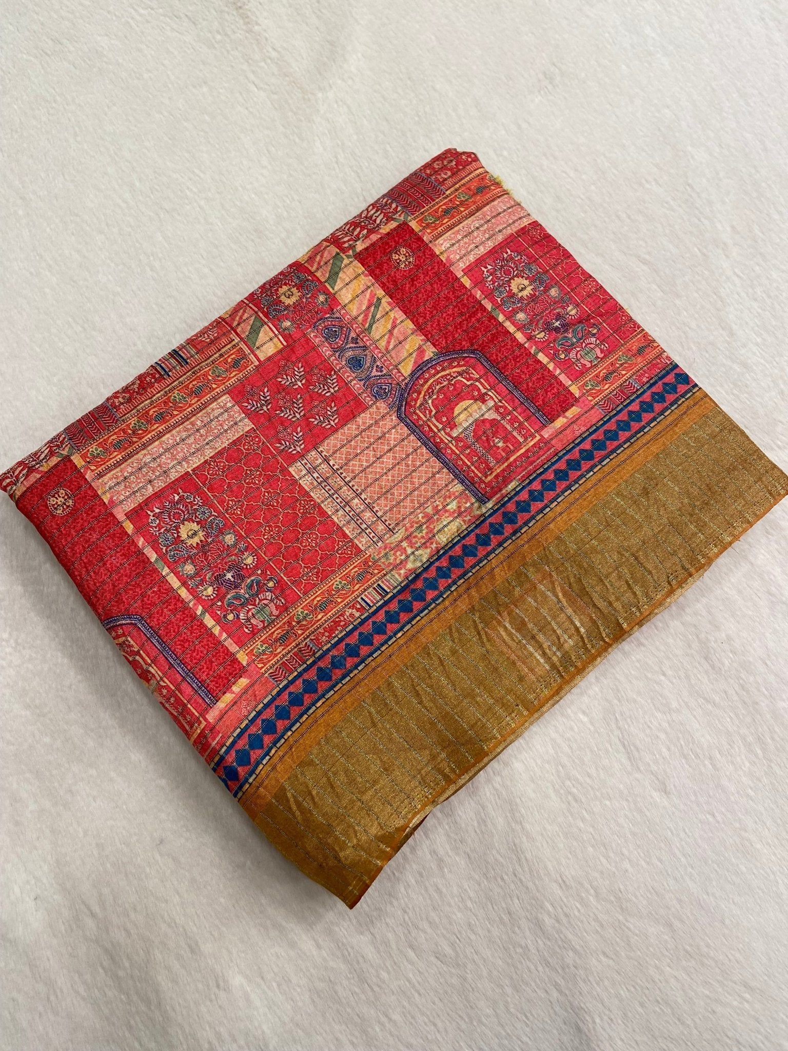 Premium Viscose Silk Saree - Kanjeevaram Silk Mandir