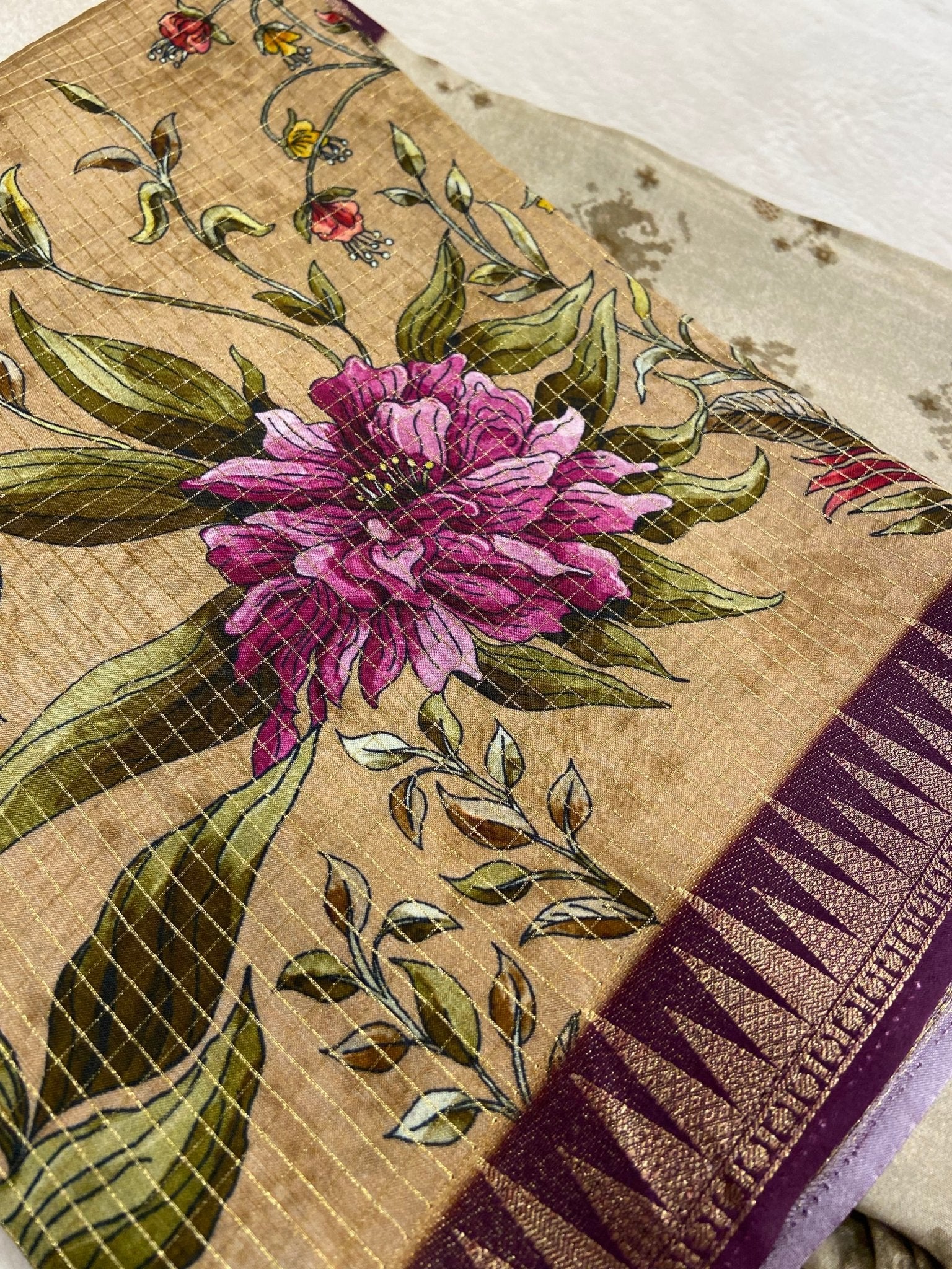 Premium Viscose Silk Saree - Kanjeevaram Silk Mandir