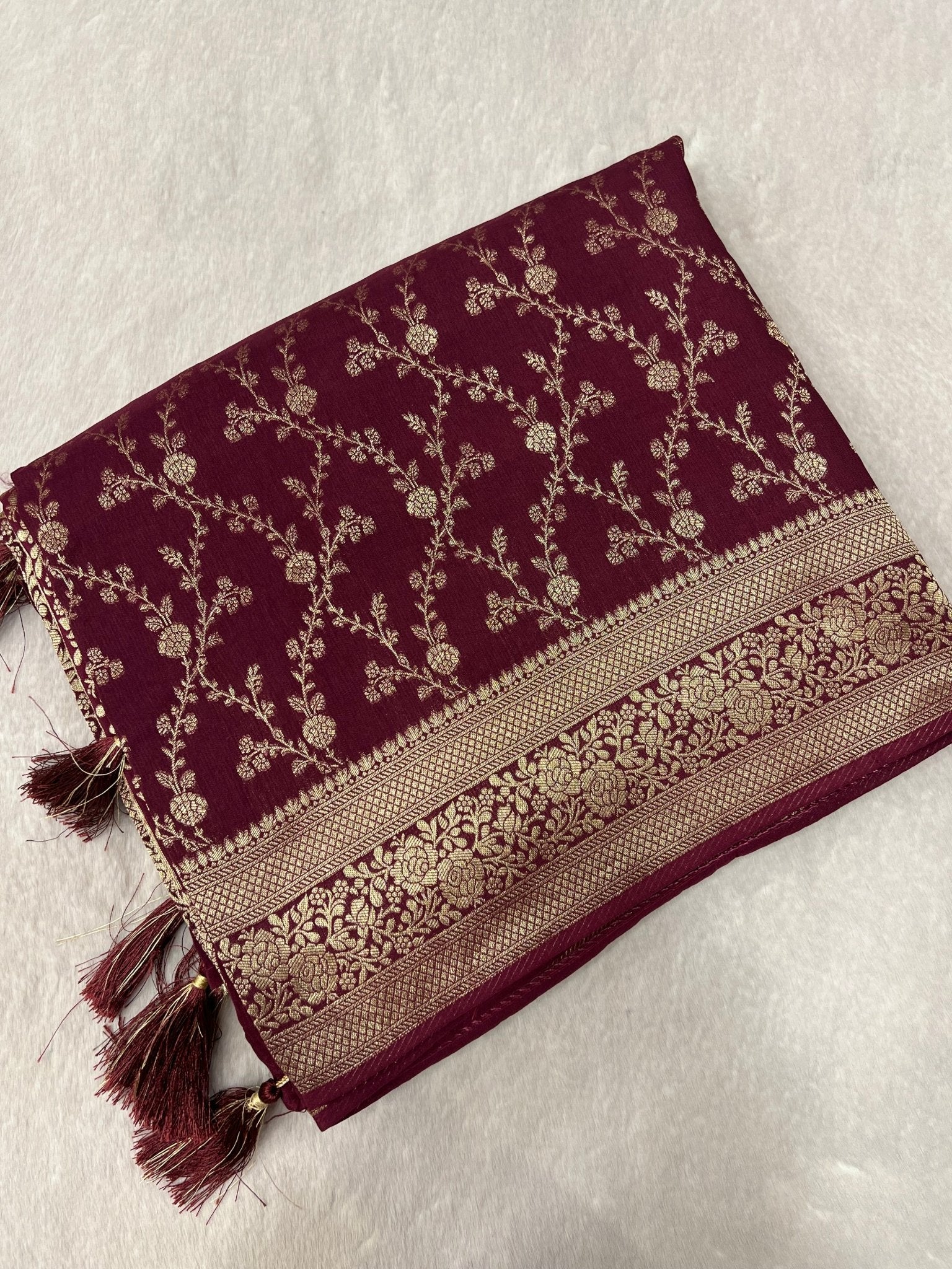 Premium Viscose Silk Saree - Kanjeevaram Silk Mandir