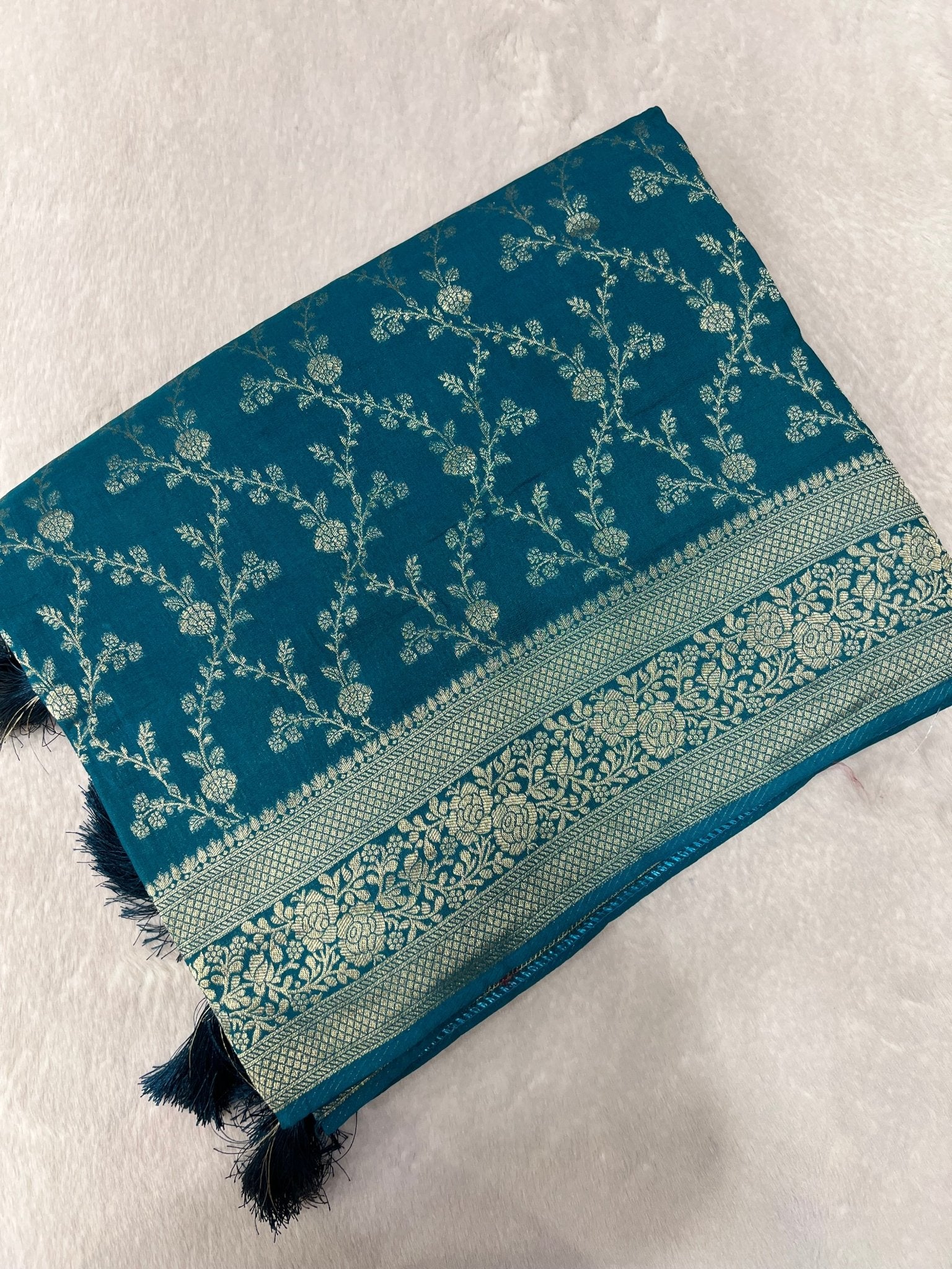 Premium Viscose Silk Saree - Kanjeevaram Silk Mandir