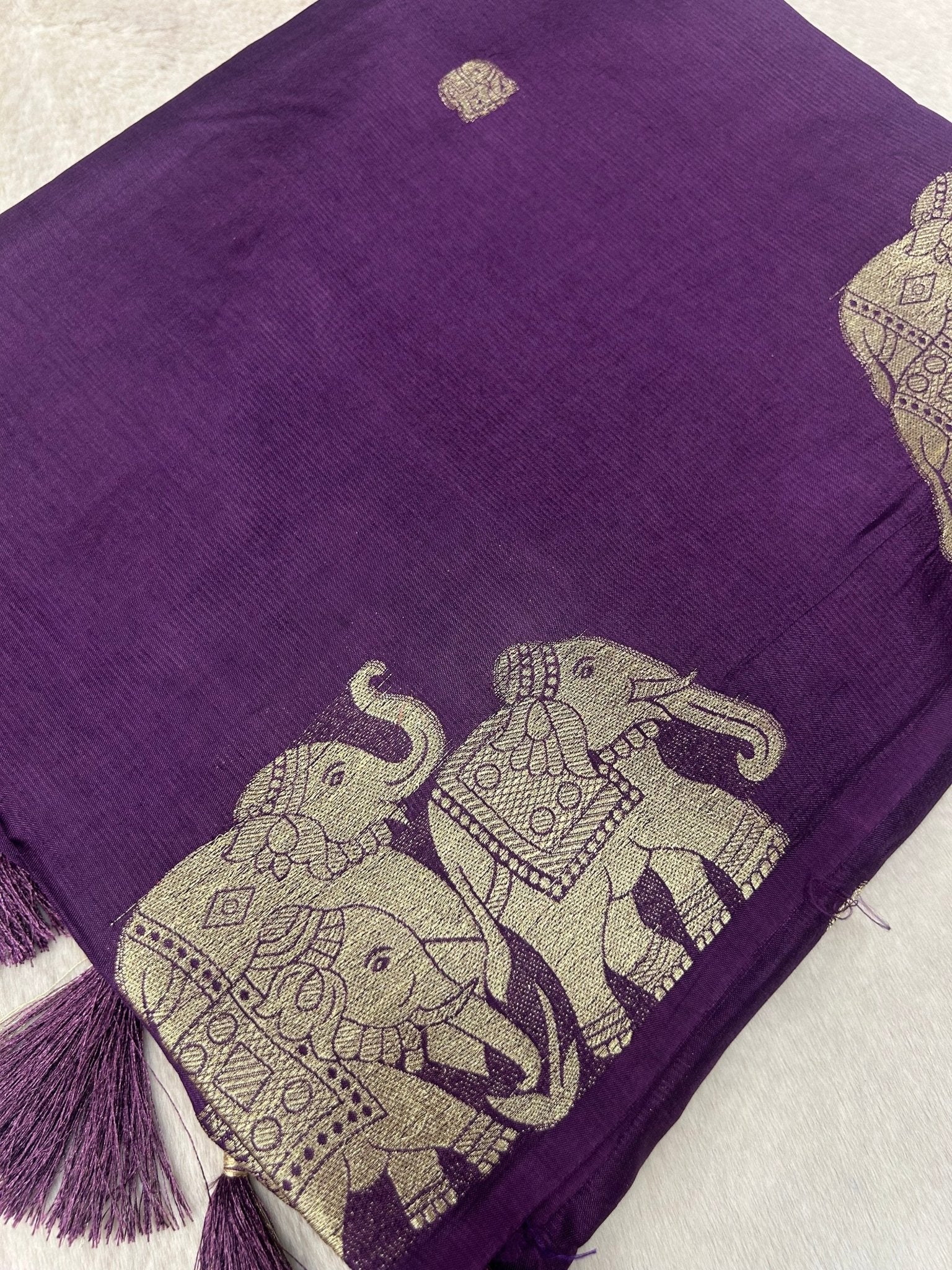 Premium Viscose Silk Saree - Kanjeevaram Silk Mandir