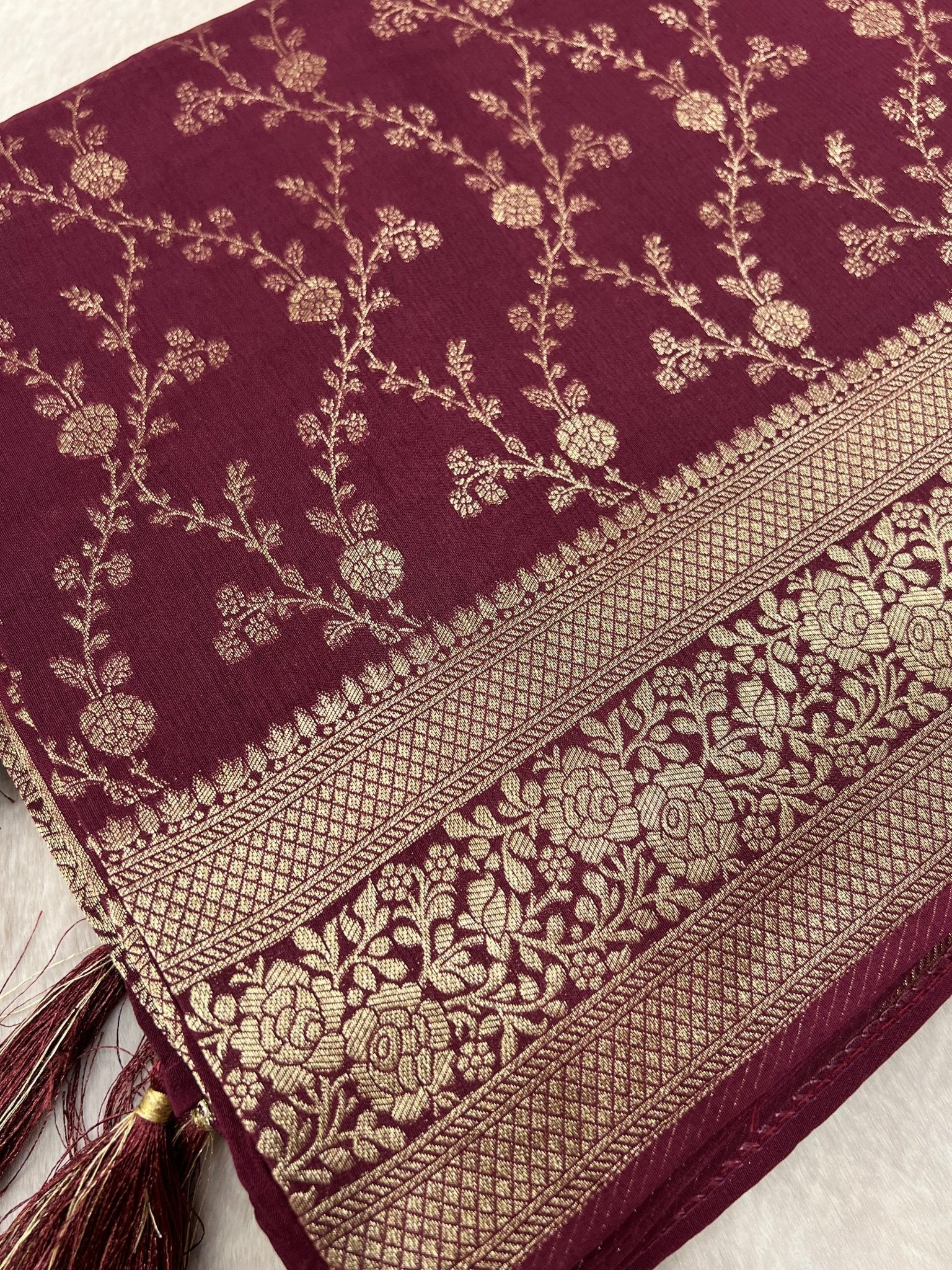 Premium Viscose Silk Saree - Kanjeevaram Silk Mandir
