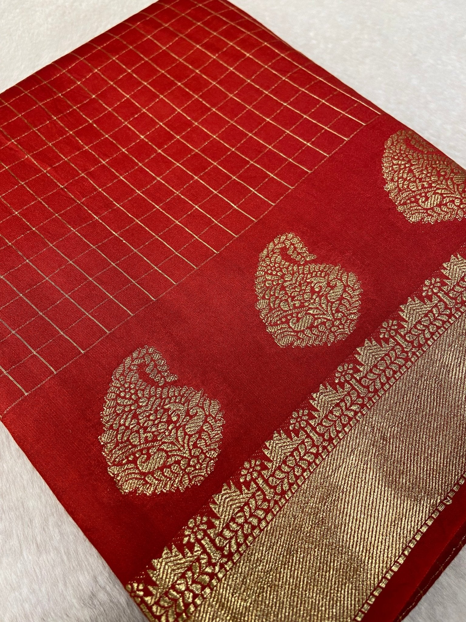 Premium Viscose Silk Saree - Kanjeevaram Silk Mandir