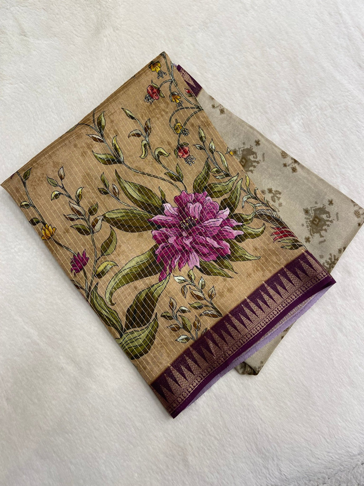Premium Viscose Silk Saree - Kanjeevaram Silk Mandir