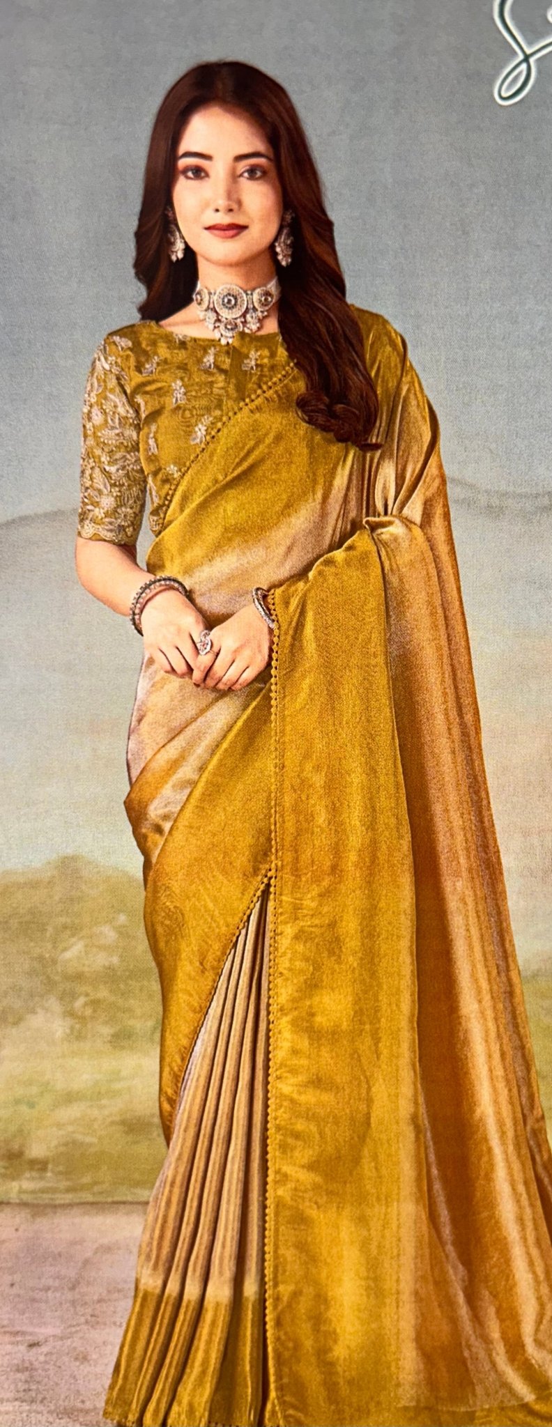 Premium Viscose Silk Saree - Kanjeevaram Silk Mandir